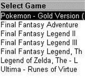 game pic for Pokemon Final Fantasy Zelda Ultima